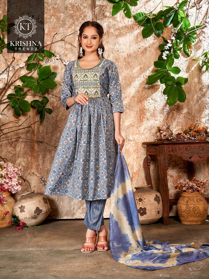 Deepika Vol 2 By Krishna Capsule Printed Kurti With Bottom Dupatta Wholesale Online
